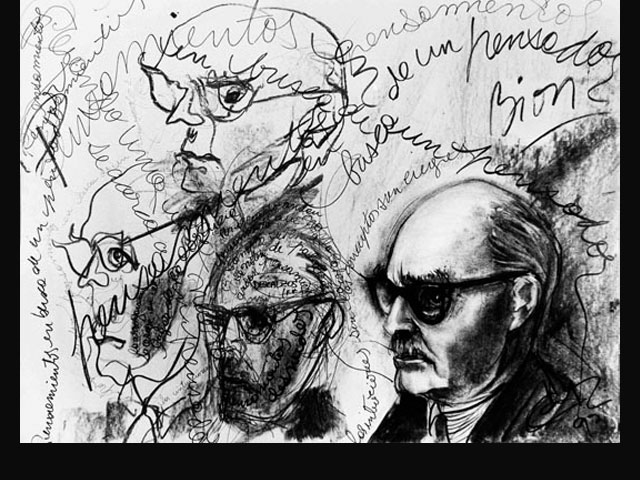 Thoughts in Search of a Thinker – BION series – charcoal technique 70 x 50 cm