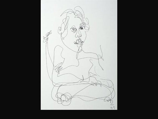 Puberty – ink 32 x 23 cm