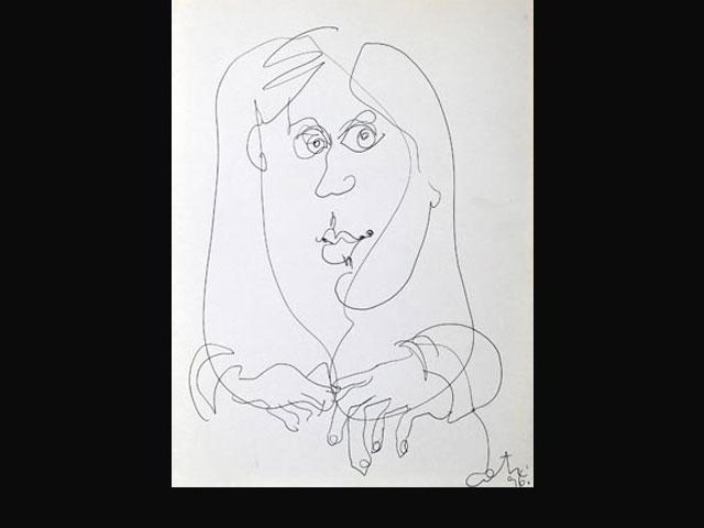 Hilda Catz – ink 35 x 25 cm