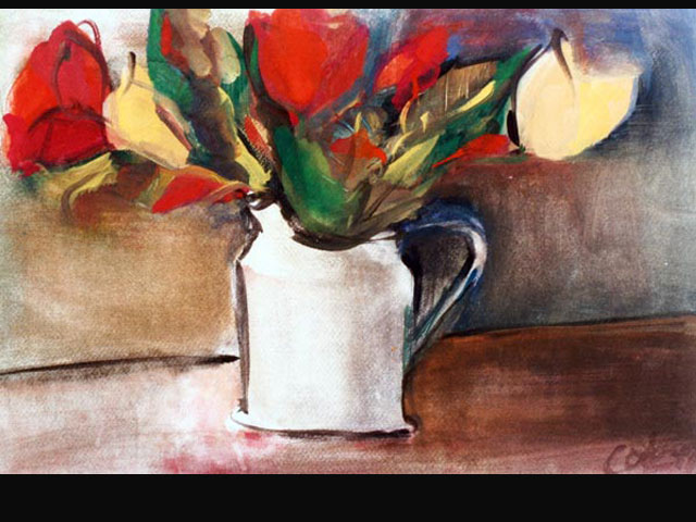 Happiness – watercolor 64 x 45 cm