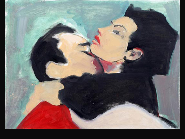 Secrets of Love 2 – oil on paper 35 x 40 cm