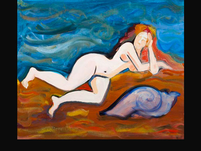 The Ocean of your Embrace – oil 45 x 35 cm