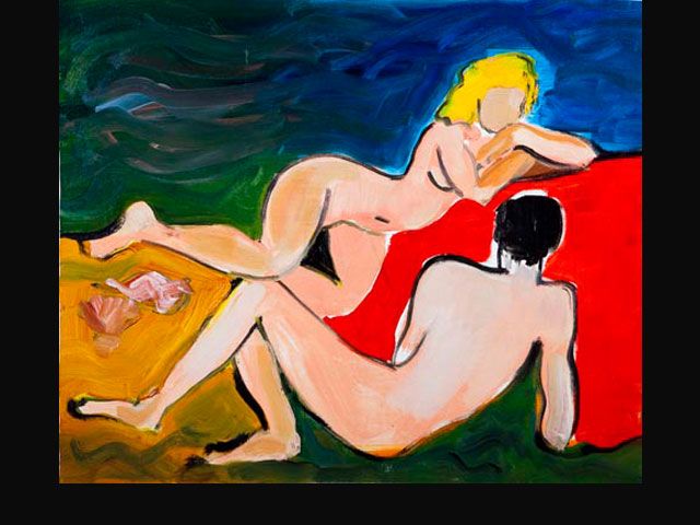 Castles of Love in the Sand – oil 45 x 35 cm