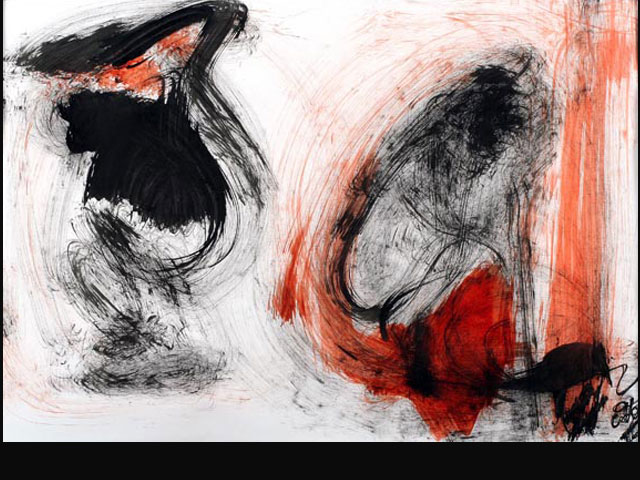 Failed Encounter – ink 35 x 50 cm