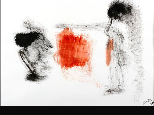 Solitude – ink 35 x 50 cm