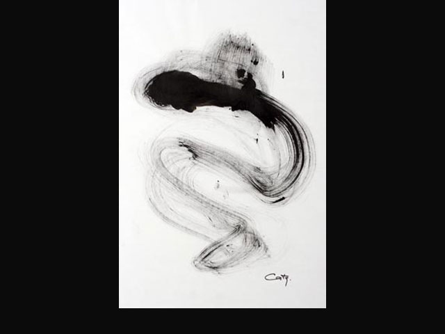 Pain – ink 35 x 50 cm