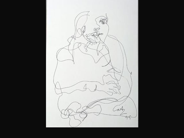 “No me creas” tinta - 35x25 cm.