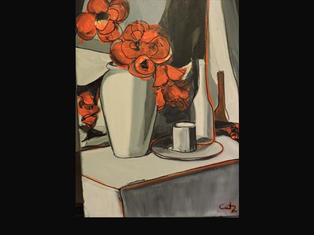 “Proclamar la esperanza” Técnica mixta 40 x 60 cm.